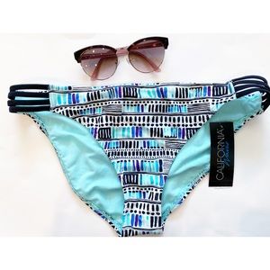 California Waves Swimsuit Bikini Bottoms XL 4/25